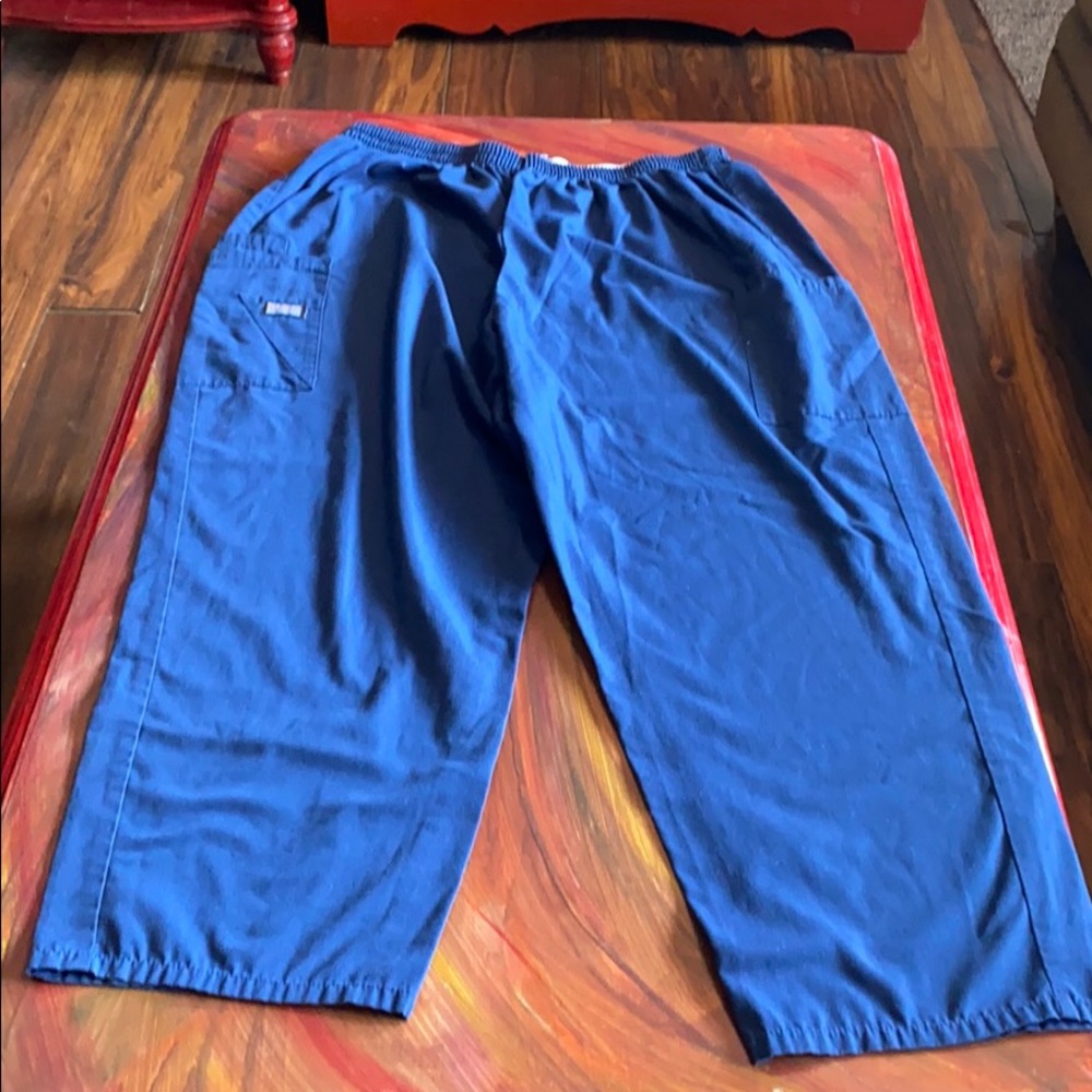 Cherokee Blue Scrub Pants